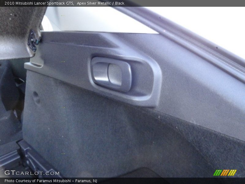 Apex Silver Metallic / Black 2010 Mitsubishi Lancer Sportback GTS
