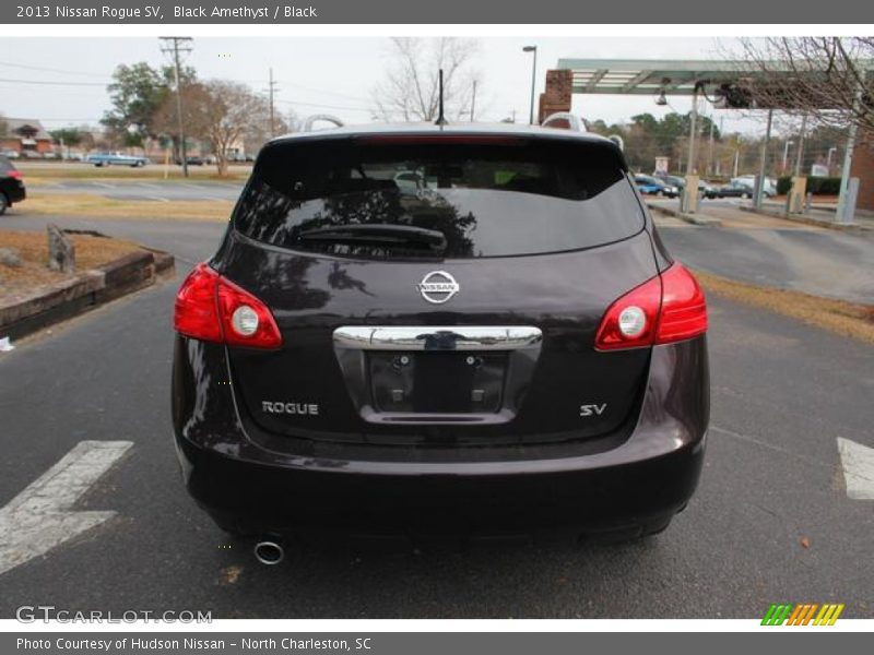 Black Amethyst / Black 2013 Nissan Rogue SV
