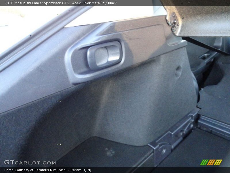 Apex Silver Metallic / Black 2010 Mitsubishi Lancer Sportback GTS