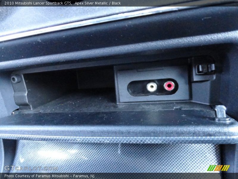 Apex Silver Metallic / Black 2010 Mitsubishi Lancer Sportback GTS