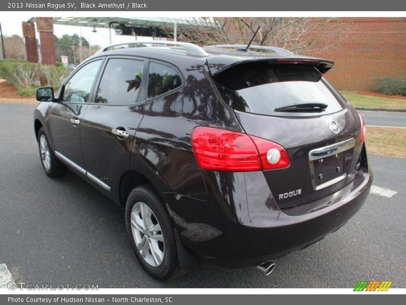 Black Amethyst / Black 2013 Nissan Rogue SV