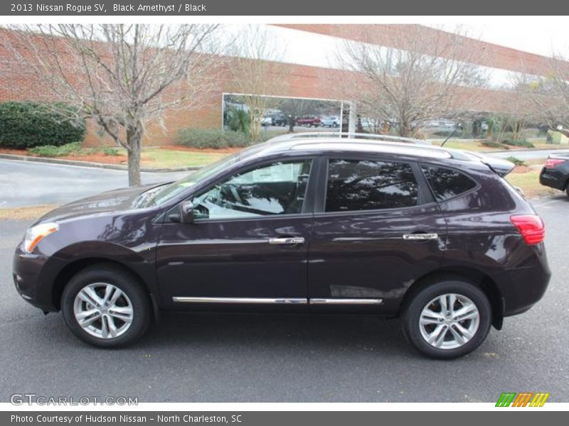 Black Amethyst / Black 2013 Nissan Rogue SV