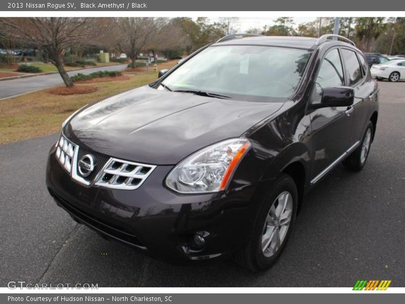Black Amethyst / Black 2013 Nissan Rogue SV