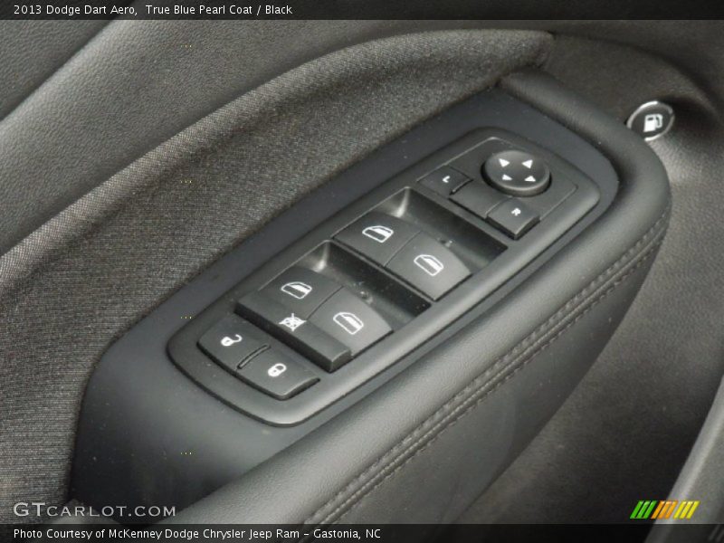 True Blue Pearl Coat / Black 2013 Dodge Dart Aero