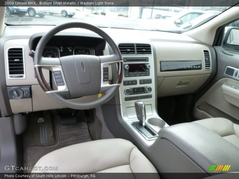 Brilliant Silver Metallic / Medium Light Stone 2009 Lincoln MKX