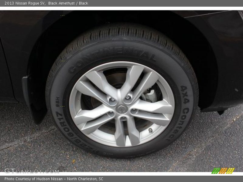 Black Amethyst / Black 2013 Nissan Rogue SV