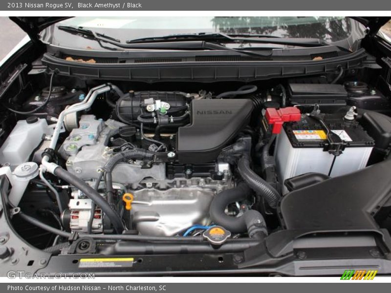 Black Amethyst / Black 2013 Nissan Rogue SV
