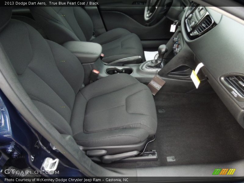 True Blue Pearl Coat / Black 2013 Dodge Dart Aero