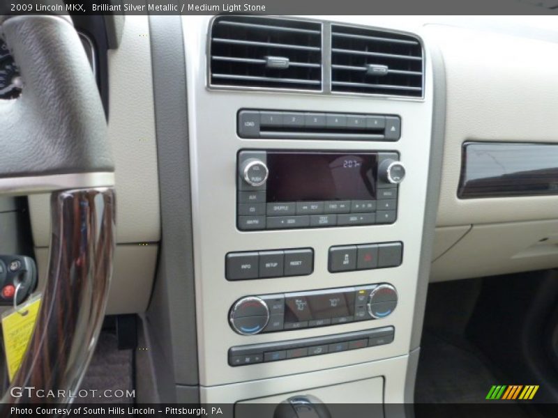 Brilliant Silver Metallic / Medium Light Stone 2009 Lincoln MKX