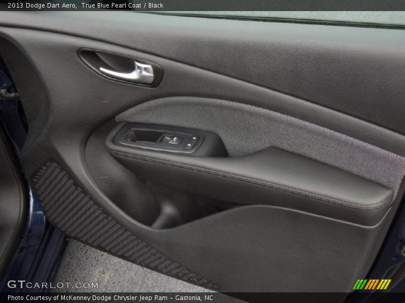 True Blue Pearl Coat / Black 2013 Dodge Dart Aero
