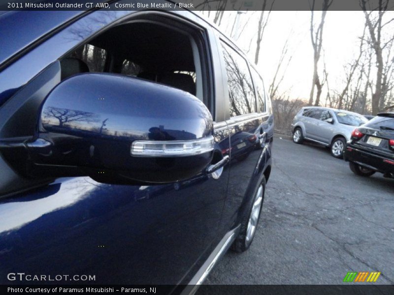 Cosmic Blue Metallic / Black 2011 Mitsubishi Outlander GT AWD