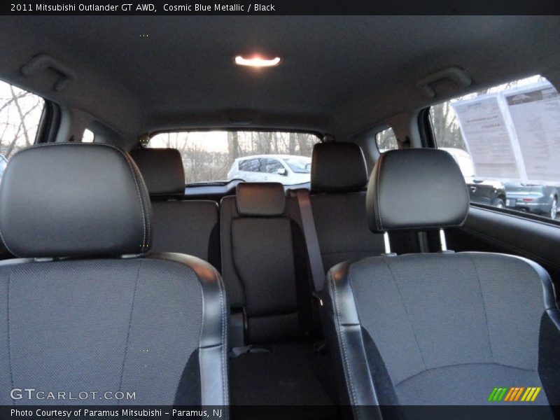 Cosmic Blue Metallic / Black 2011 Mitsubishi Outlander GT AWD