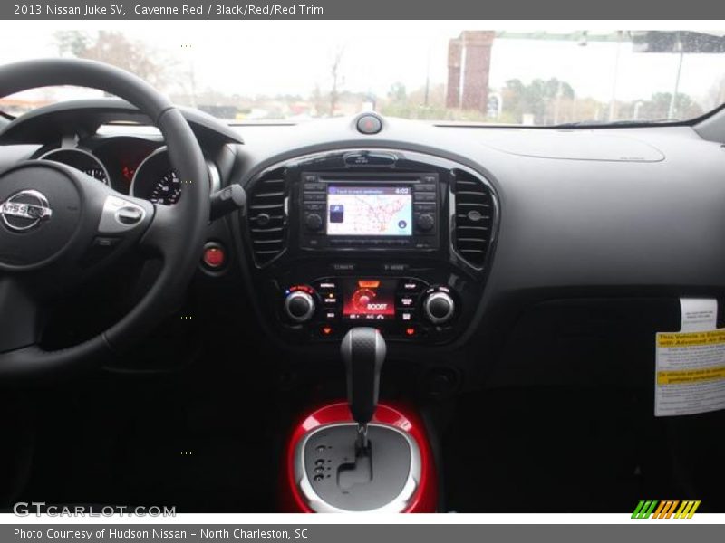Cayenne Red / Black/Red/Red Trim 2013 Nissan Juke SV