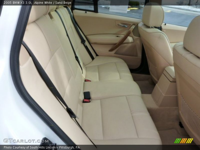Alpine White / Sand Beige 2005 BMW X3 3.0i