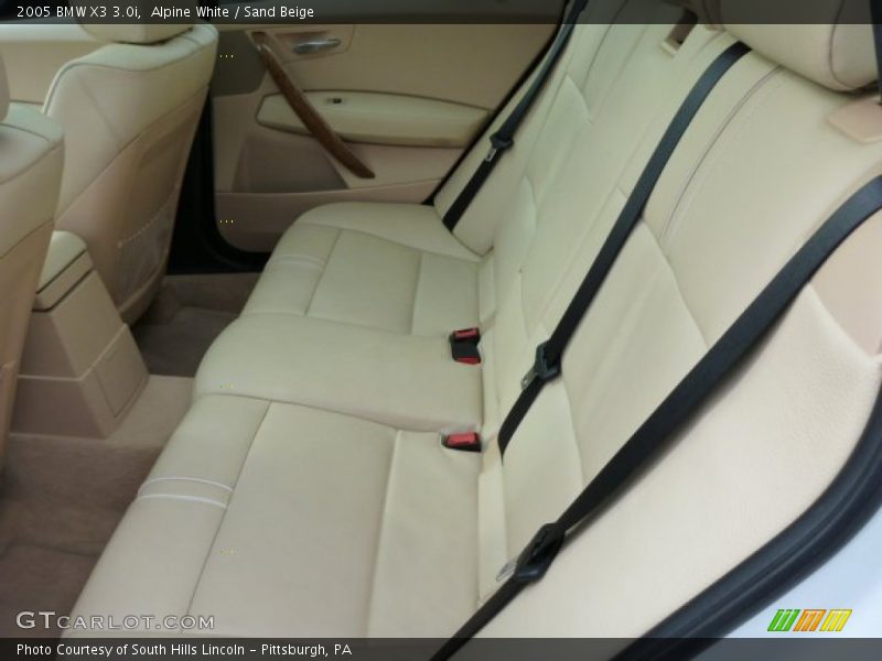 Alpine White / Sand Beige 2005 BMW X3 3.0i