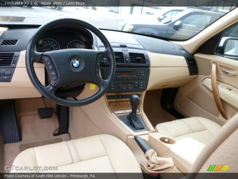 Sand Beige Interior - 2005 X3 3.0i 