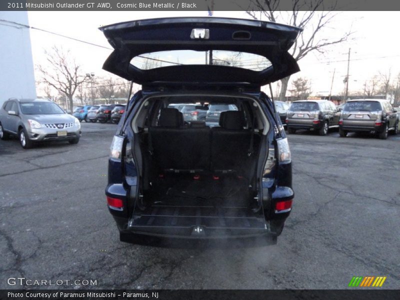Cosmic Blue Metallic / Black 2011 Mitsubishi Outlander GT AWD