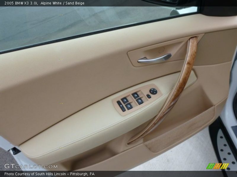 Alpine White / Sand Beige 2005 BMW X3 3.0i