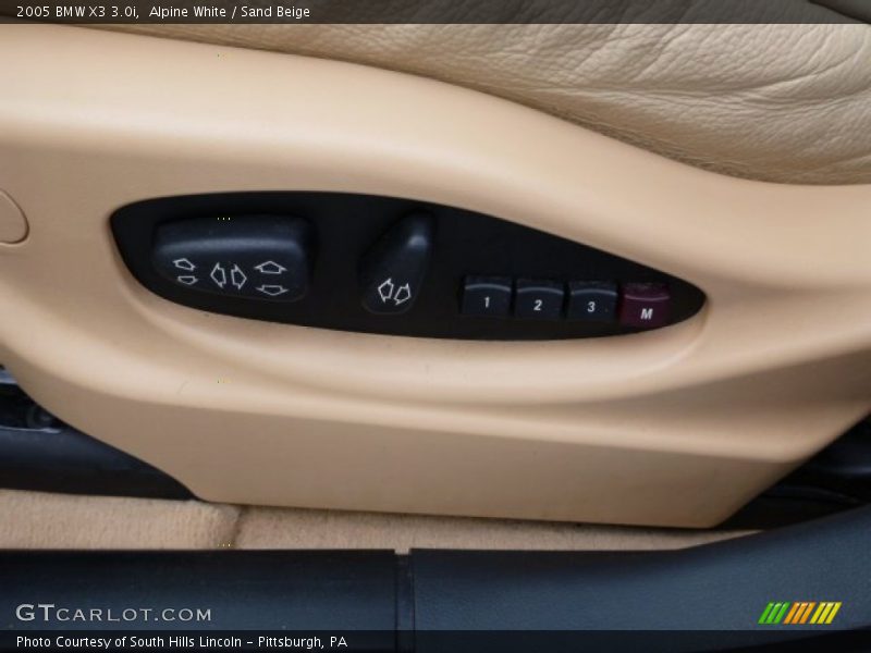 Alpine White / Sand Beige 2005 BMW X3 3.0i