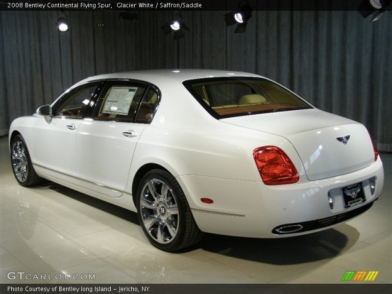 Glacier White / Saffron/Saddle 2008 Bentley Continental Flying Spur
