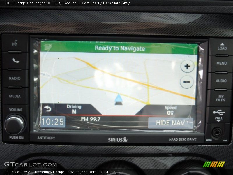 Navigation of 2013 Challenger SXT Plus