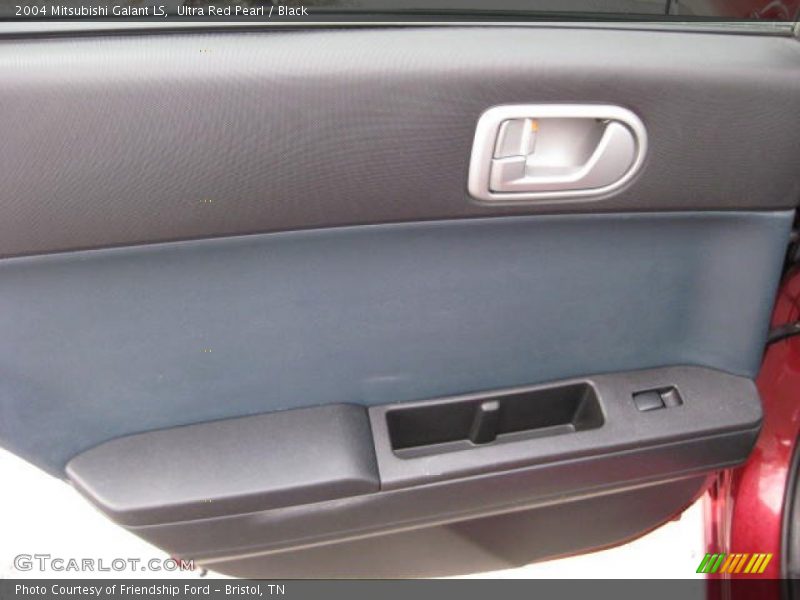 Ultra Red Pearl / Black 2004 Mitsubishi Galant LS