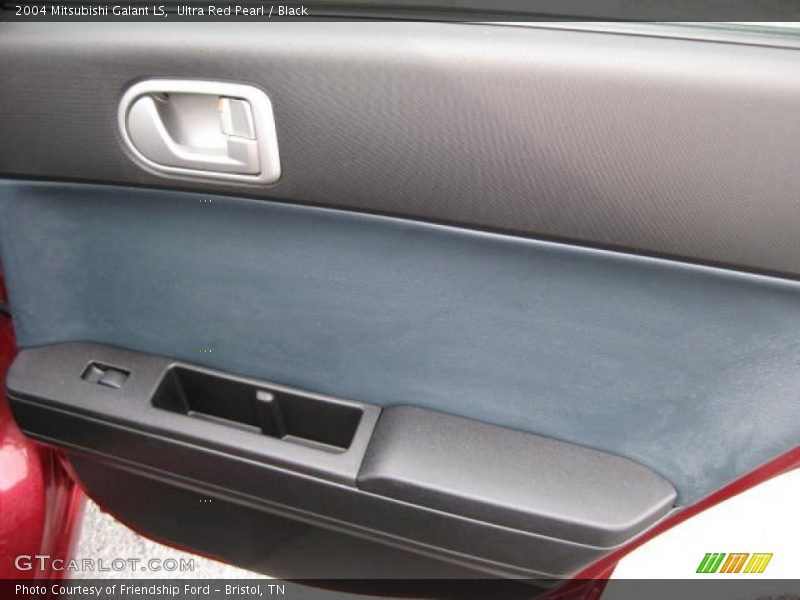 Ultra Red Pearl / Black 2004 Mitsubishi Galant LS