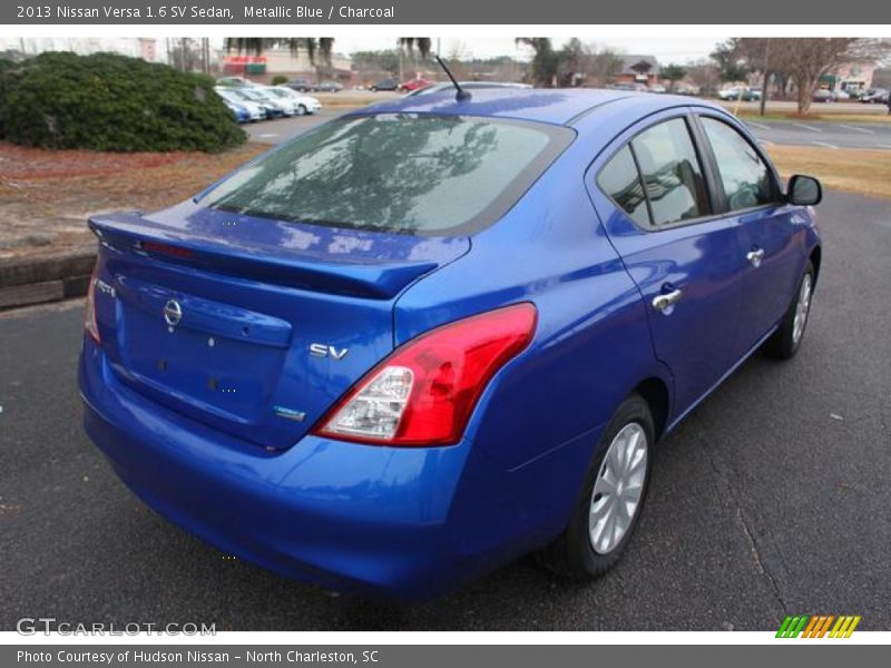 Metallic Blue / Charcoal 2013 Nissan Versa 1.6 SV Sedan