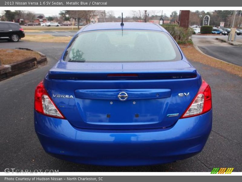 Metallic Blue / Charcoal 2013 Nissan Versa 1.6 SV Sedan