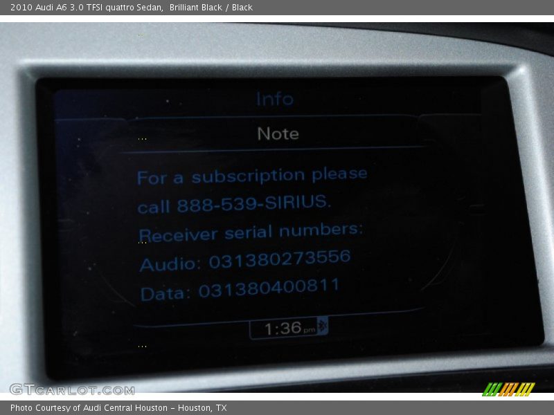 Brilliant Black / Black 2010 Audi A6 3.0 TFSI quattro Sedan