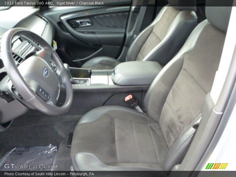 Front Seat of 2011 Taurus SHO AWD