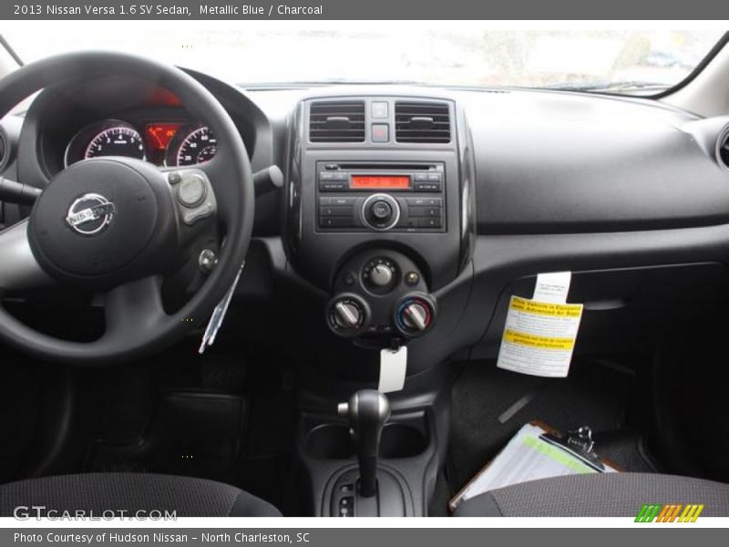 Metallic Blue / Charcoal 2013 Nissan Versa 1.6 SV Sedan