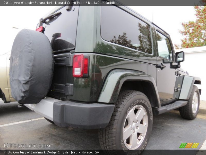 Natural Green Pearl / Black/Dark Saddle 2011 Jeep Wrangler Sahara 4x4