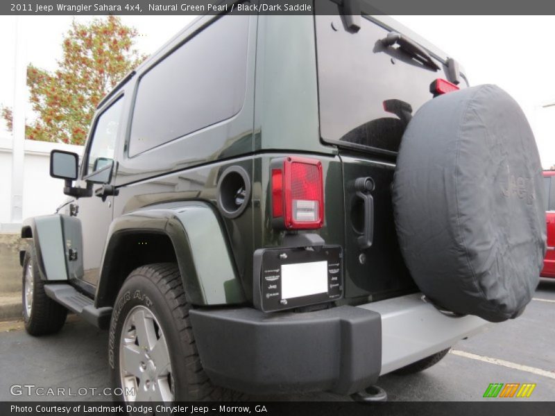 Natural Green Pearl / Black/Dark Saddle 2011 Jeep Wrangler Sahara 4x4