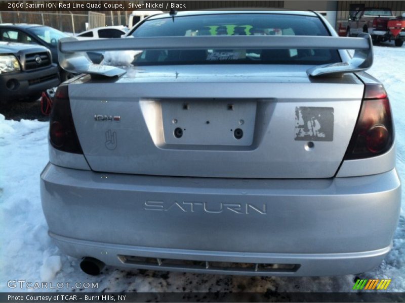 Silver Nickel / Black 2006 Saturn ION Red Line Quad Coupe
