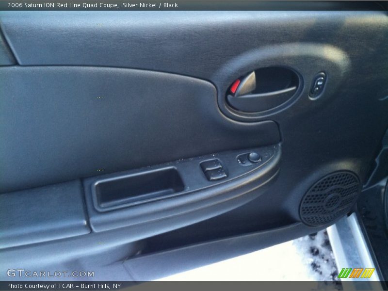 Silver Nickel / Black 2006 Saturn ION Red Line Quad Coupe