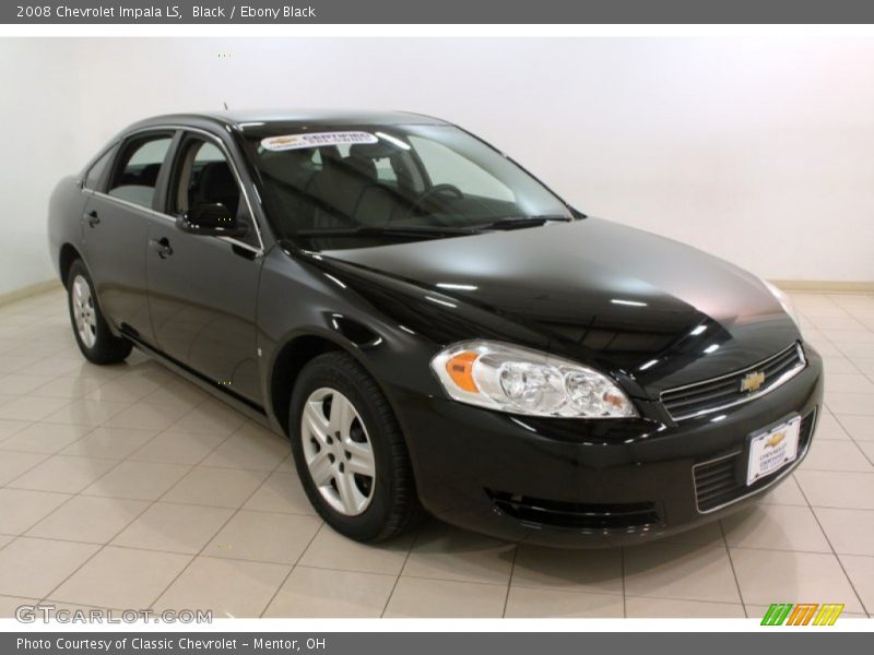 Black / Ebony Black 2008 Chevrolet Impala LS