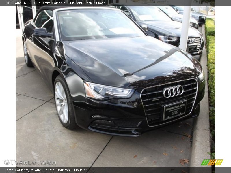 Brilliant Black / Black 2013 Audi A5 2.0T quattro Cabriolet