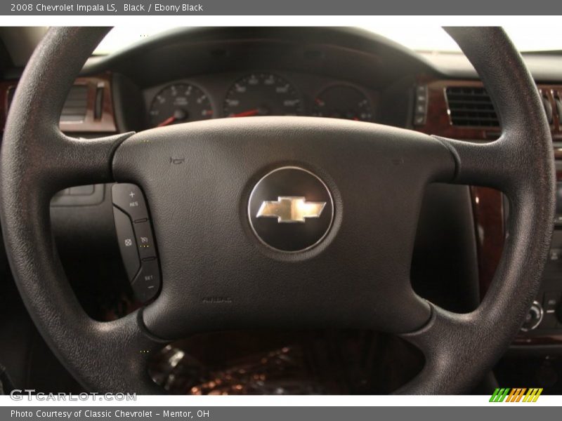 Black / Ebony Black 2008 Chevrolet Impala LS