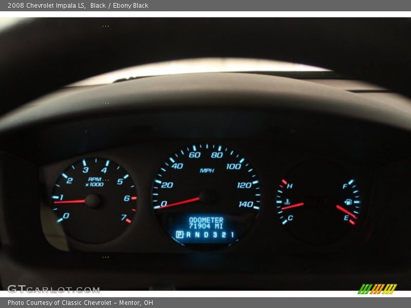Black / Ebony Black 2008 Chevrolet Impala LS