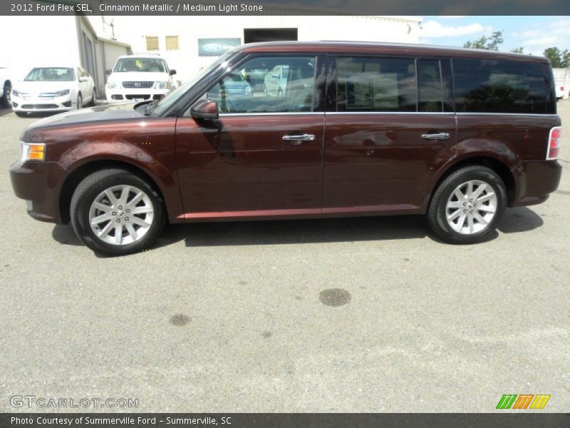 Cinnamon Metallic / Medium Light Stone 2012 Ford Flex SEL