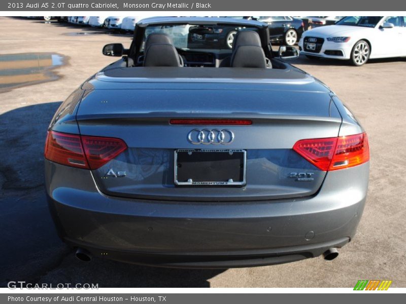 Monsoon Gray Metallic / Black 2013 Audi A5 2.0T quattro Cabriolet