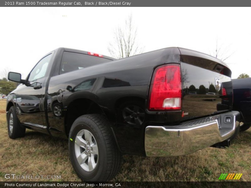 Black / Black/Diesel Gray 2013 Ram 1500 Tradesman Regular Cab