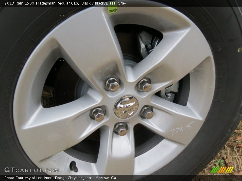 Black / Black/Diesel Gray 2013 Ram 1500 Tradesman Regular Cab