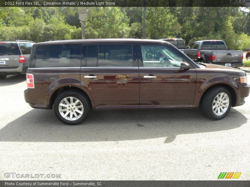 Cinnamon Metallic / Medium Light Stone 2012 Ford Flex SEL
