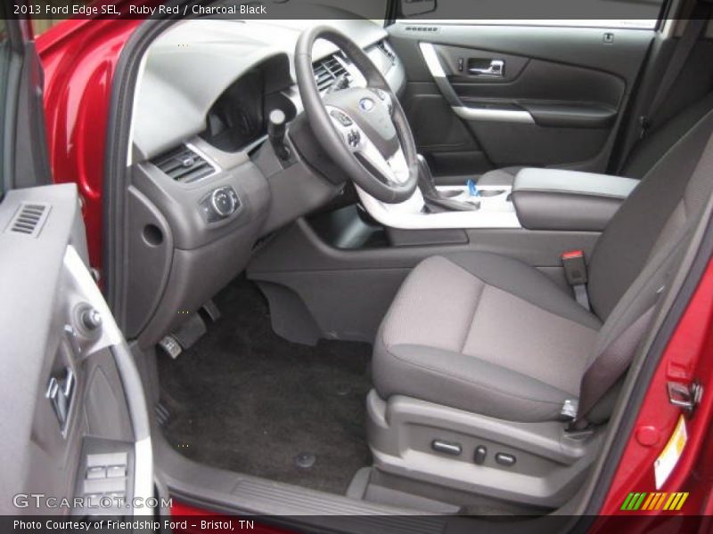 Ruby Red / Charcoal Black 2013 Ford Edge SEL