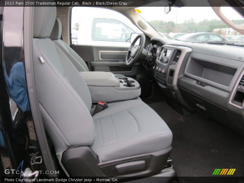 Black / Black/Diesel Gray 2013 Ram 1500 Tradesman Regular Cab