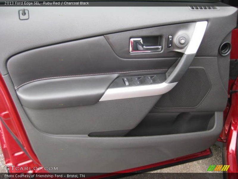 Ruby Red / Charcoal Black 2013 Ford Edge SEL
