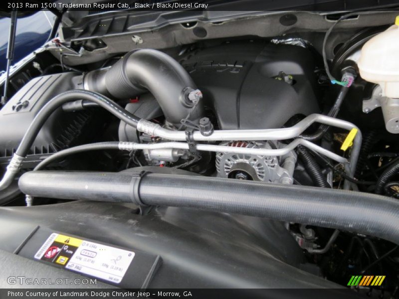 Black / Black/Diesel Gray 2013 Ram 1500 Tradesman Regular Cab
