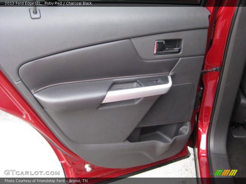 Ruby Red / Charcoal Black 2013 Ford Edge SEL